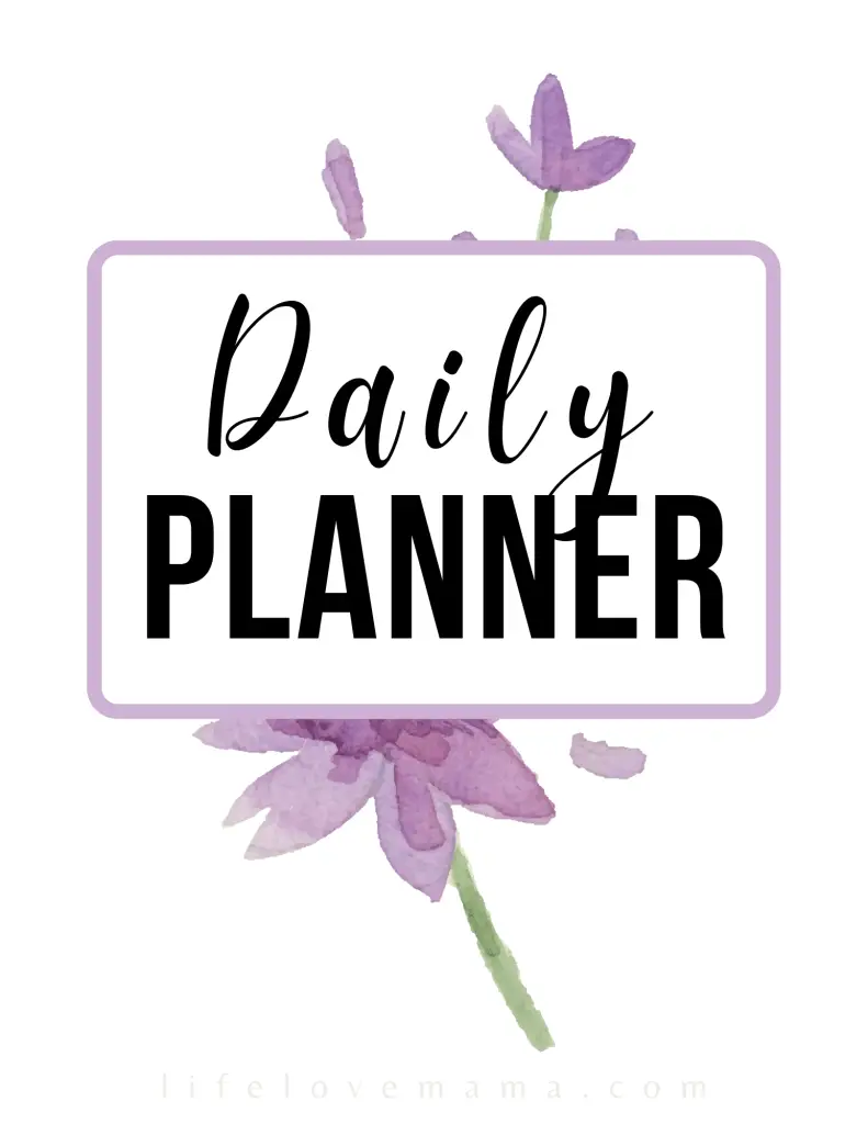 picture of a daily planner front cover
