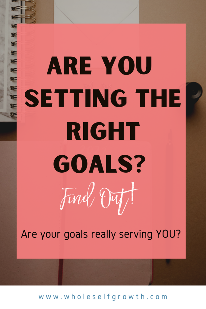 Pinterest image titled, Are you setting the right goals?