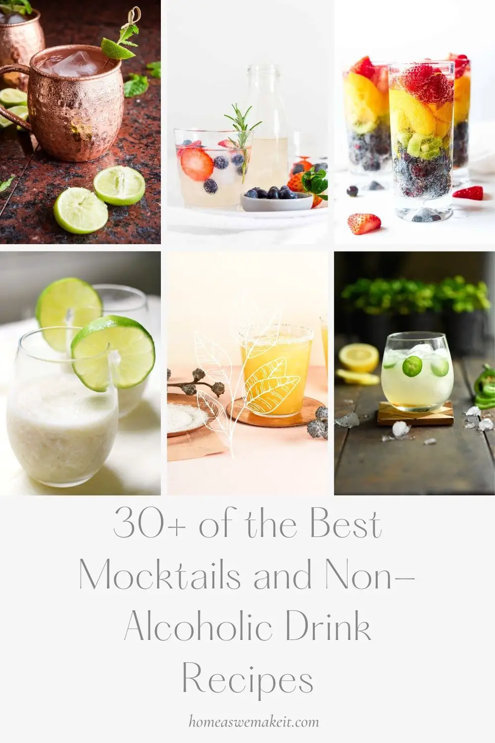 30+ of the Best Mocktails and Non-Alcoholic Drink Recipes