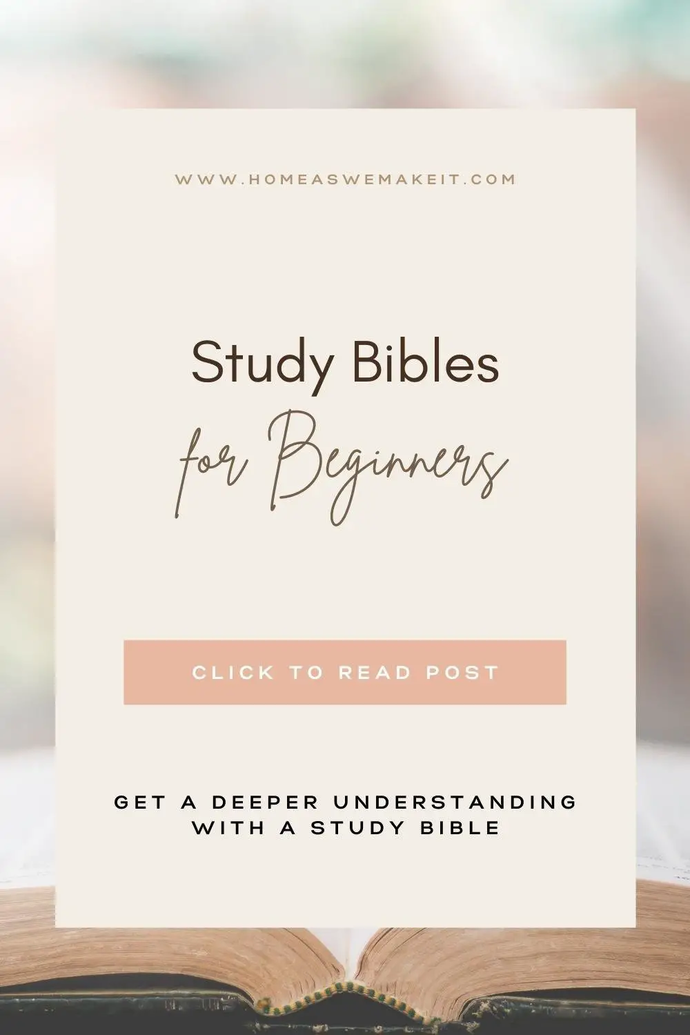 study bibles for beginners, get a deeper understanding with a study bible