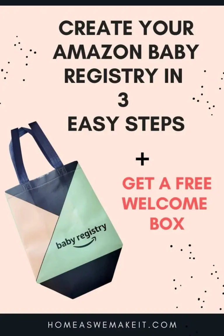 How to Create an Amazon Baby Registry and Get a Free Welcome Box