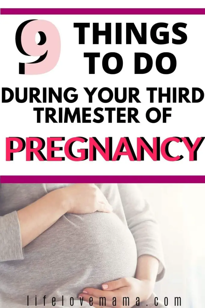 9 things to do while you wait for your baby in the third trimester