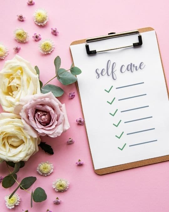 printable self care checklist