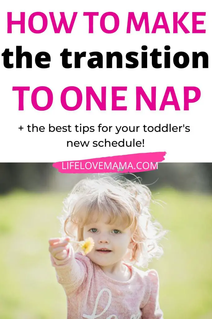 how to make the transition to one nap 