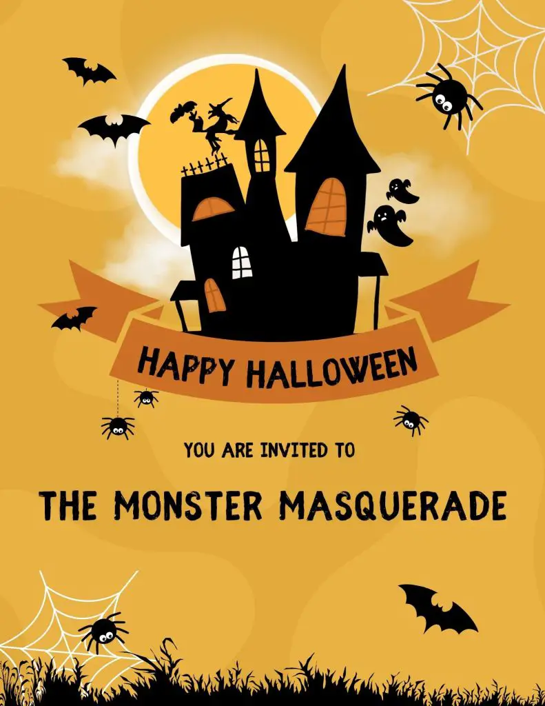 monster masquerade halloween name idea