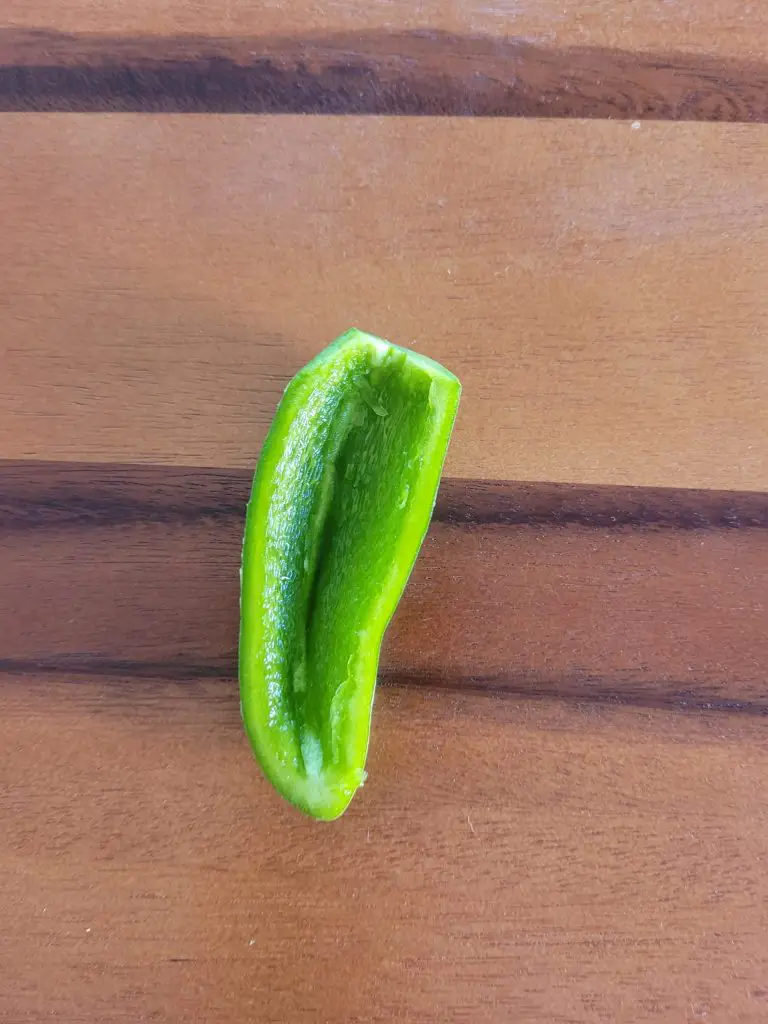 less hot jalapeno with seeds and glands removed