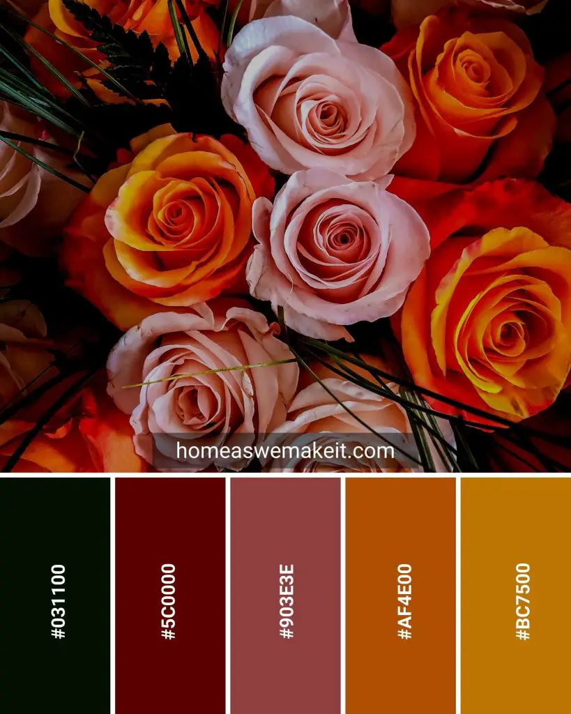 dark fall color palette