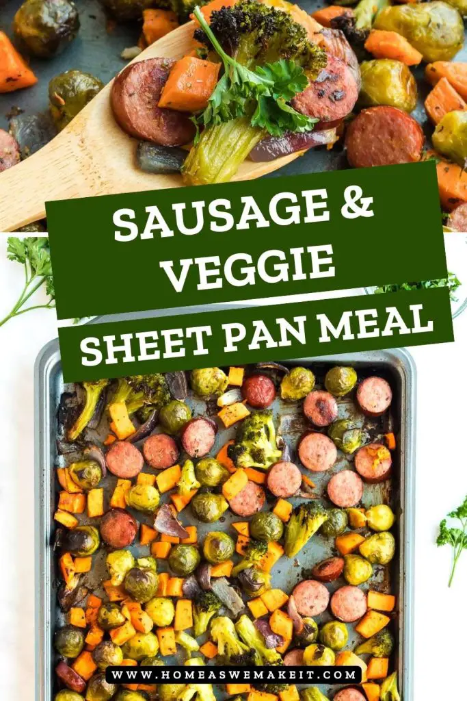 sausage and veggie sheet pan recipe