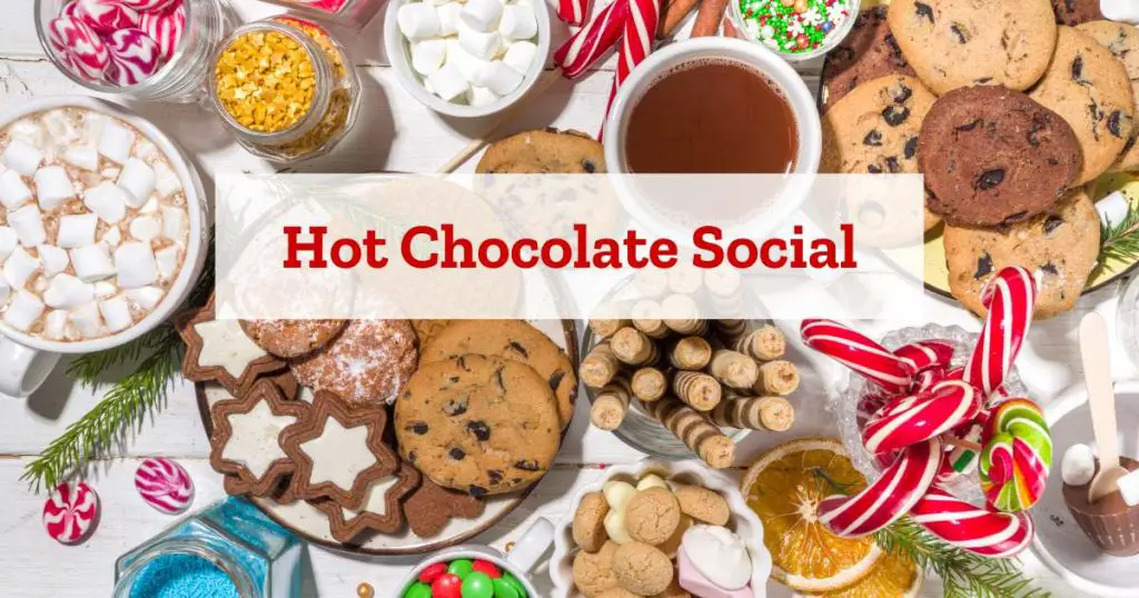 adults-only christmas party idea: Hot Chocolate Social